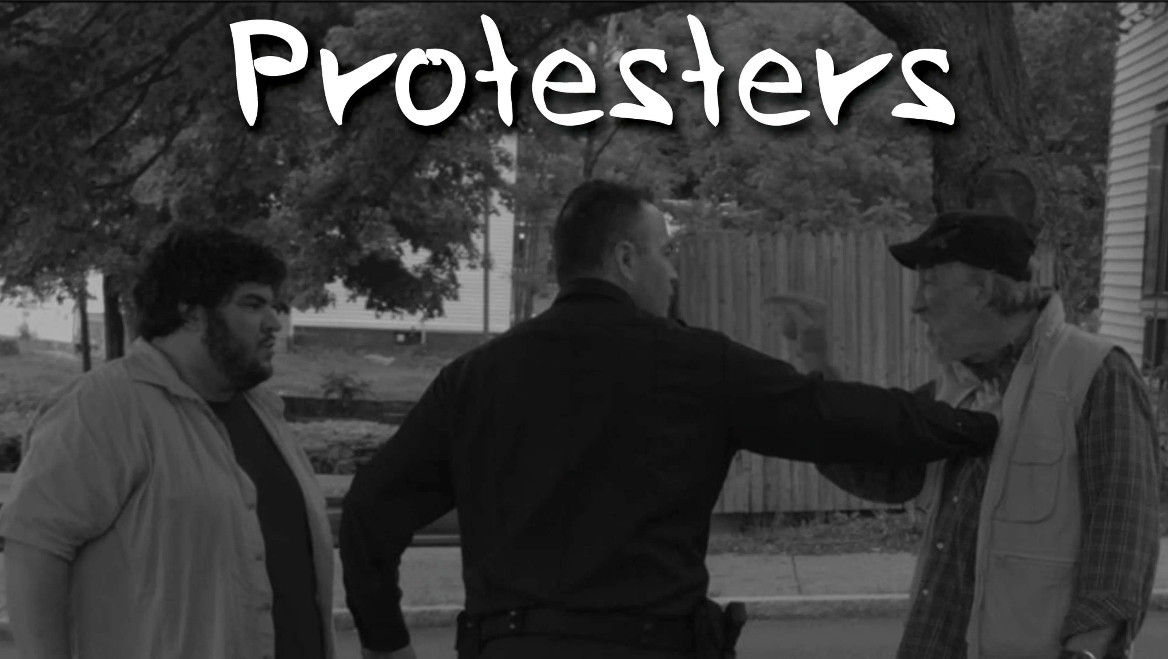 Protesters poster